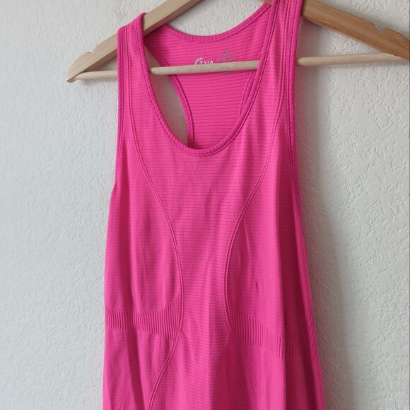 Zyia Active Tank Top Hot Pink Racerback Size Medium Swiftly Copper Charged - Picture 5 of 6